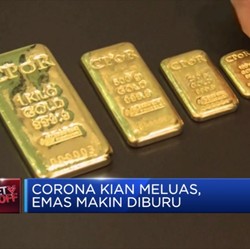 Corona Kian Meluas, Emas Makin Diburu