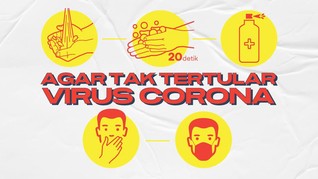 INFOGRAFIS: Agar Tak Tertular Virus Corona