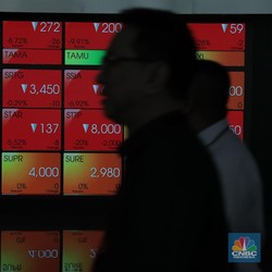 'Dihajar' Corona Lagi, 45 Saham Likuid di BEI Babak Belur