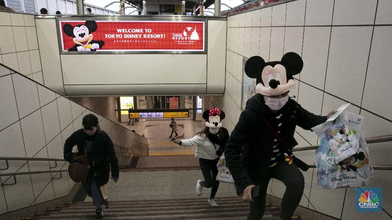 Disneyland dan DisneySea tutup. Begini penampakannya yang dirangkum dalam berita foto.