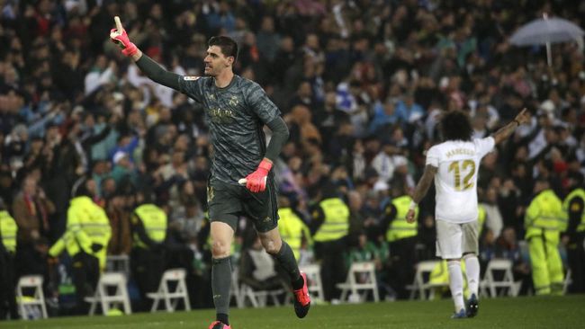 Gemilang di El Clasico, Courtois Ukir Sejarah di Madrid