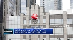 IHSG Anjlok 13,41% (YTD), BEI Setop Short Selling