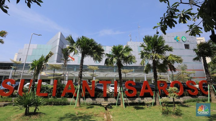 Suasana RSPI Sulianti Saroso Saat Kabar Adanya Pasien Positif Corona. (CNBC Indonesia/Andrean Kristianto) Suasana RSPI Sulianti Saroso Saat Kabar Adanya Pasien Positif Corona. (CNBC Indonesia/Andrean Kristianto)