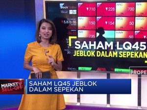 Saham LQ45 Jeblok Dalam Sepekan