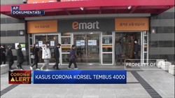 Dahsyat! Corona di Korea Selatan Tembus 4000 Kasus