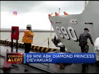 69 WNI ABK Diamond Princess Dievakuasi ke Pulau Sebaru Kecil