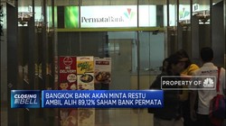 Bangkok Bank Minta Restu Ambil Alih 89,12% Saham Bank Permata