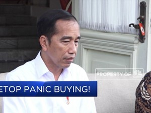 Hadapi Corona, Pemerintah: Setop Panic Buying