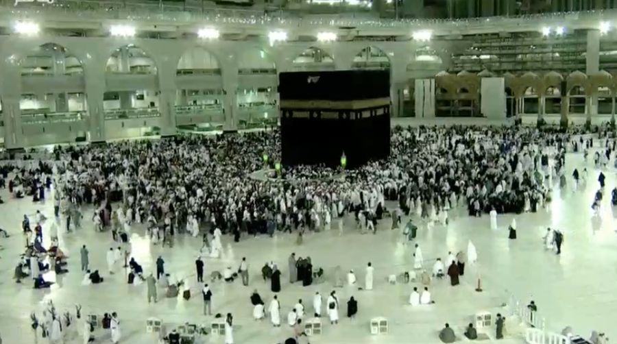 Kondisi terkini Mekkah yang sepi dengan adanya isu virus corona. (Dok: Makkah Live)