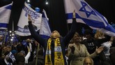 Sebelumnya dalam pemilu pada April 2019, koalisi pimpinan Netanyahu meraih 60 kursi di parlemen. (AP Photo/Ariel Schalit)