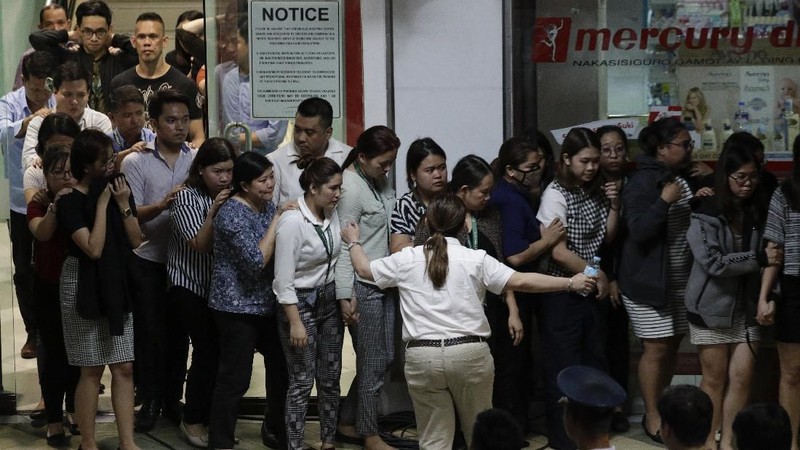 Penyanderaan di sebuah mall di Manila Filipina terjadi Senin (2/3/2020) lalu.