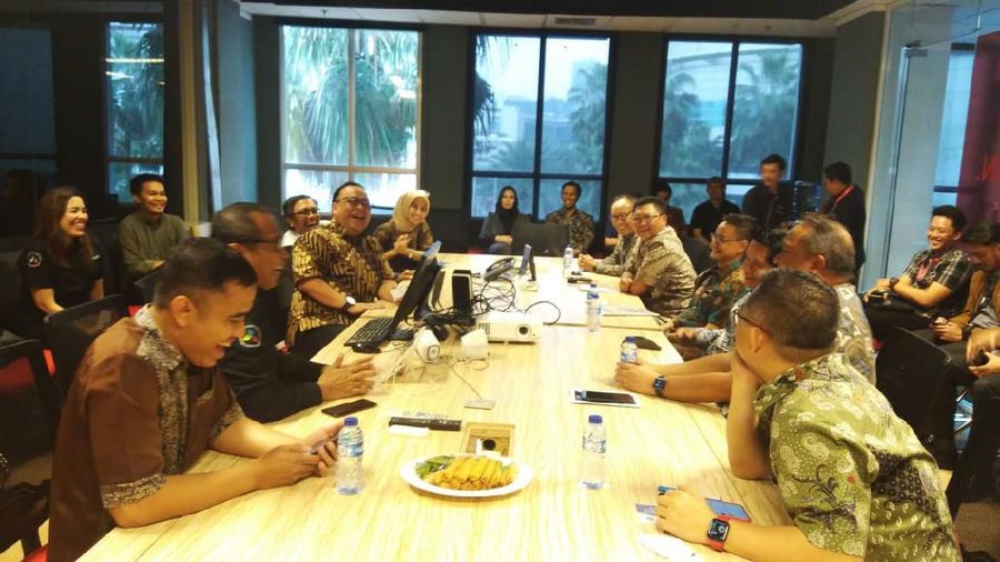 Direksi Bank Mandiri Lakukan Kunjungan ke Detik Network