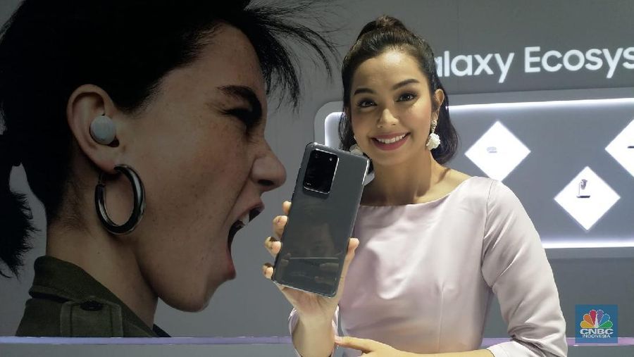 Samsung S20 Ultra. (CNBC Indonesia/Arif Budiansyah)