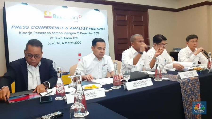 PT Bukit Asam Tbk (PTBA), mencatatkan laba bersih sepanjang tahun lalu sebesar Rp 4,06 triliun.