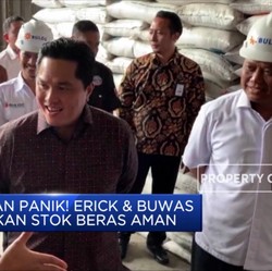 Jangan Panik! Erick & Buwas Pastikan Stok Beras Aman