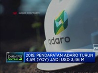 Pendapatan Adaro Turun 4,5% (YOY) pada 2019