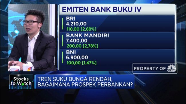  Tren  Suku Bunga  Rendah Begini Prospek Sektor Perbankan