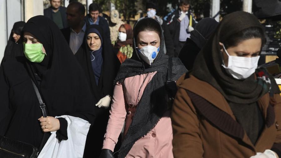 Wabah Virus Corona Timur Tengah, Iran. (Ali Shirband/Mizan News Agency via AP)