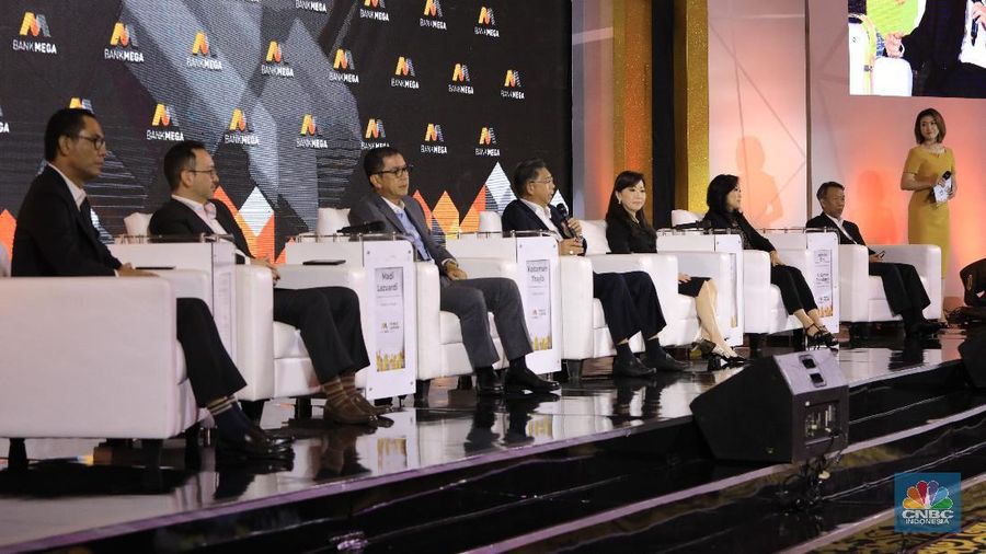 Public Expose Bank Mega 2020. (CNBC Indonesia/Andrean Kristianto)