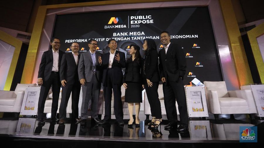 Public Expose Bank Mega 2020. (CNBC Indonesia/Andrean Kristianto)