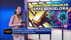Wabah Corona Mengancam, Emas Bergelora