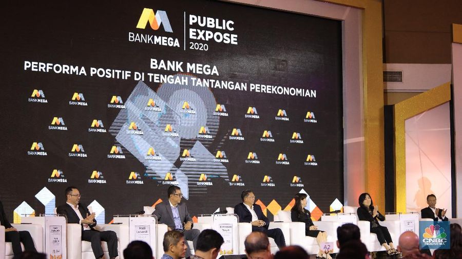 Public Expose Bank Mega 2020. (CNBC Indonesia/Andrean Kristianto)