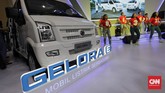 Gelora E terlahir dalam dua varian yaitu van dan blind van. Keduanya dibekali motor listrik bertenaga baterai yang mampu menghasilkan tenaga sebesar 30 kWh dengan torsi maksimum 80 Nm. (CNN Indonesia/Adhi Wicaksono)