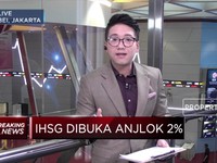 Bursa Memerah, IHSG Dibuka Anjlok 2%