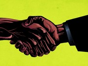 Foto: Ilustrasi bersalaman. (CNBC Indonesia/Edward Ricardo)