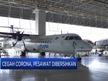 Cegah Corona, GMF Bersihkan Pesawat