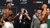 Dengan rasio menang KO/TKO yang tinggi, laga kemungkinan besar akan berlangsung dalam kondisi standing fight. (Steve Marcus/Las Vegas Sun via AP)