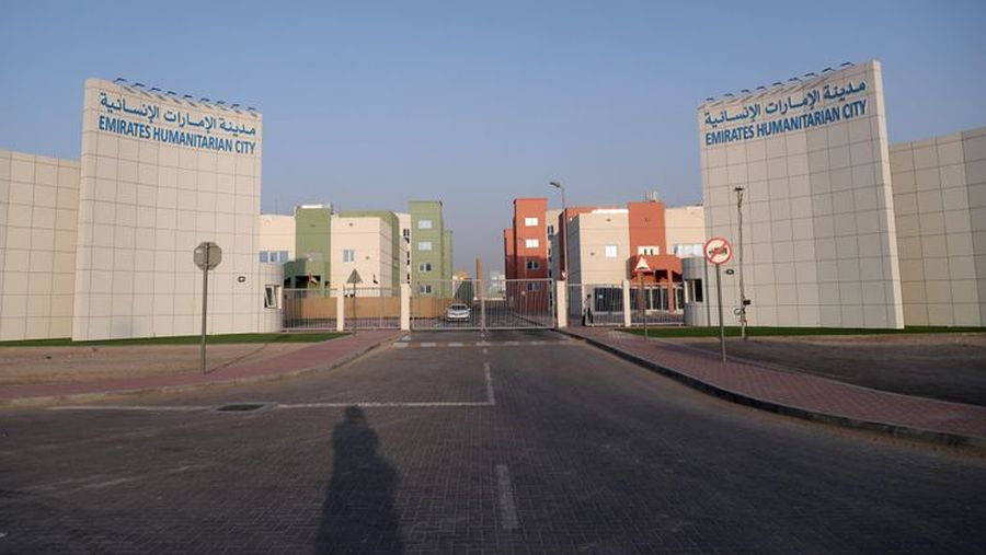 Warga negara asing ini akan diterima di Emirates Humanitarian City yang baru saja dibangun