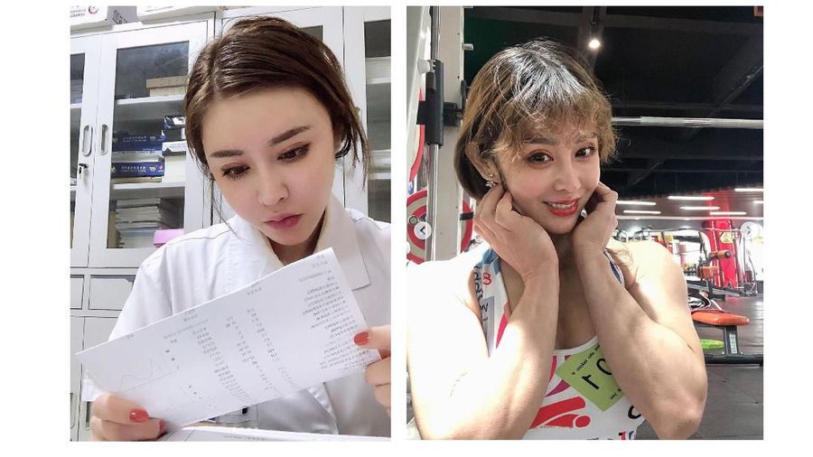 Yuan Herong, dokter, binaragawati dan cosplayer asal China jadi buah bibir karena keberaniannya melawan corona.