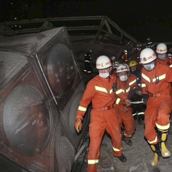 Tempat Karantina Corona di China Ambruk Dalam Hitungan Detik