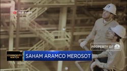 Saham Aramco Merosot