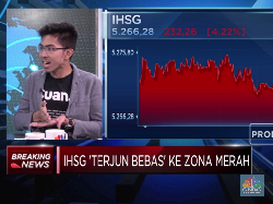 Virus Corona Dorong Panic Selling, IHSG Ambles hingga 4,22%