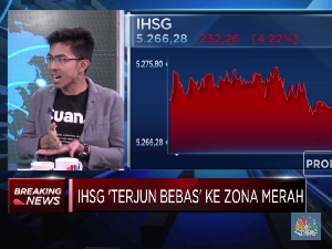Virus Corona Dorong Panic Selling, IHSG Ambles hingga 4,22%