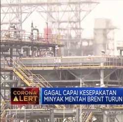 Harga Minyak Dunia Rontok