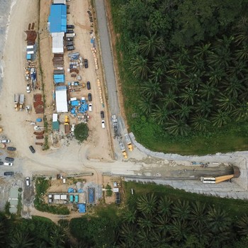 Melihat Pembangunan PLTA Asahan yang Menembus Bukit Barisan