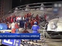 Fasilitas Karantina Corona di China Ambruk