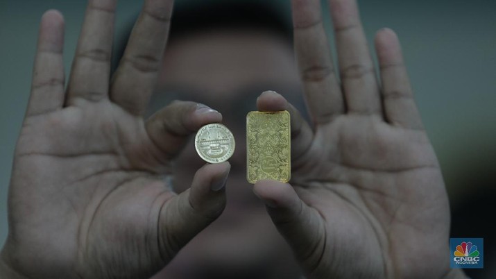 Emas Antam (CNBC Indonesia/ Tri Susilo)