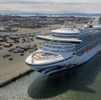 Bawa 21 Positif Corona, Grand Princess Berlabuh di California