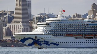Kapal dengan Penumpang Positif Corona Berlabuh di California