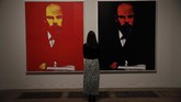 Pameran ini bertujuan untuk menunjukkan sisi humanis Warhol yang tak banyak terungkap. (AP Photo/Matt Dunham)