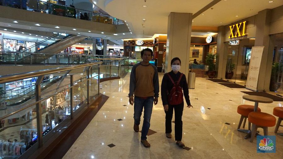 Suasana Mall Metropolitan, Bekasi Barat, Jawa Barat, Rabu (11/3/2020). (CNBC Indonesia/Muhammad Sabki)