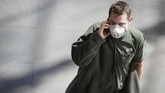 Negara Bagian Massachusetts melarang kegiatan yang mengundang ratusan orang untuk mencegah penyebaran virus corona. (AP Photo/John Minchillo)