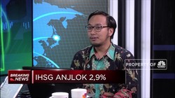 Virus Corona Ditetapkan Sebagai Pandemi, IHSG Anjlok 2,9%