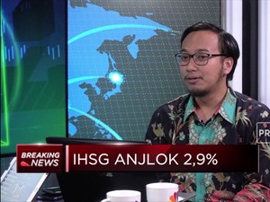 Virus Corona Ditetapkan Sebagai Pandemi, IHSG Anjlok 2,9%