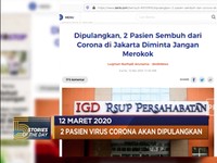 2 Pasien Corona Dipulangkan hingga Tom Hanks Positif Corona