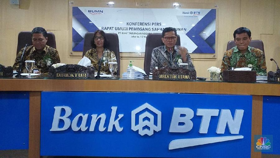 Rapat Umum Pemegang Saham Tahunan (RUPST) PT Bank Tabungan Negara (Persero) Tbk. (CNBC Indonesia/Cantika Adinda Putri)